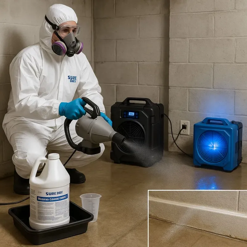 Sanitization and Odor Removal process in Henniker, NH